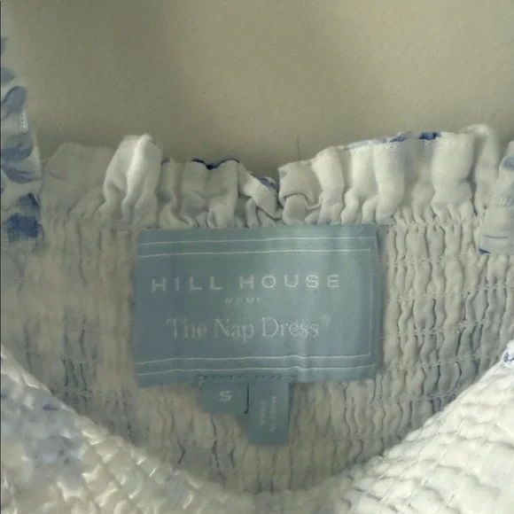 Hill house Floral Blue and White Women's Dress S - Picture 8 of 9